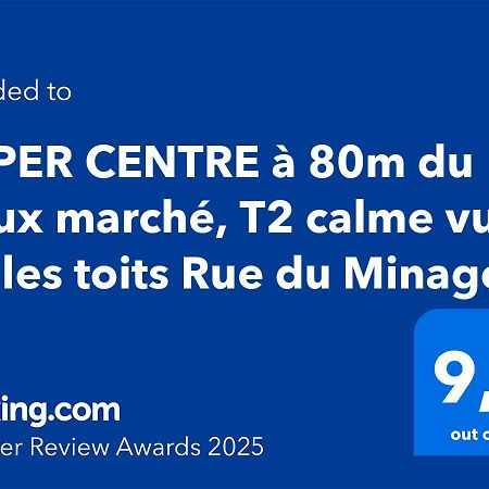 Apartamento Hyper Centre A 80M Du Vieux Marche, T2 Calme Vue Sur Les Toits Rue Du Minage La Rochelle  Exterior foto